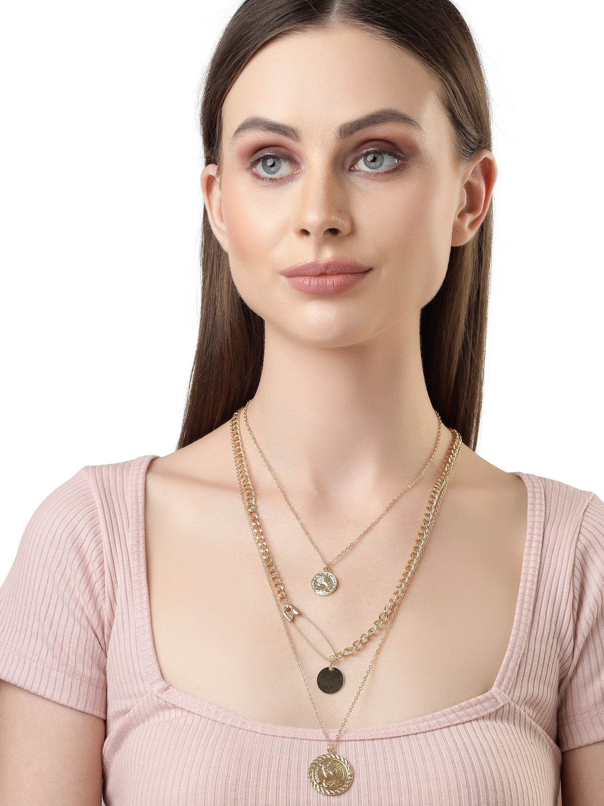 Scintillare by Sukkhi Elegant Stylish Rhodium Plated Mini Heart Contemporary Pendant Necklace for Women & Girls |Birthday Gift for Girls And Women Anniversary Gift for Wife| Gifts Collection|N106614