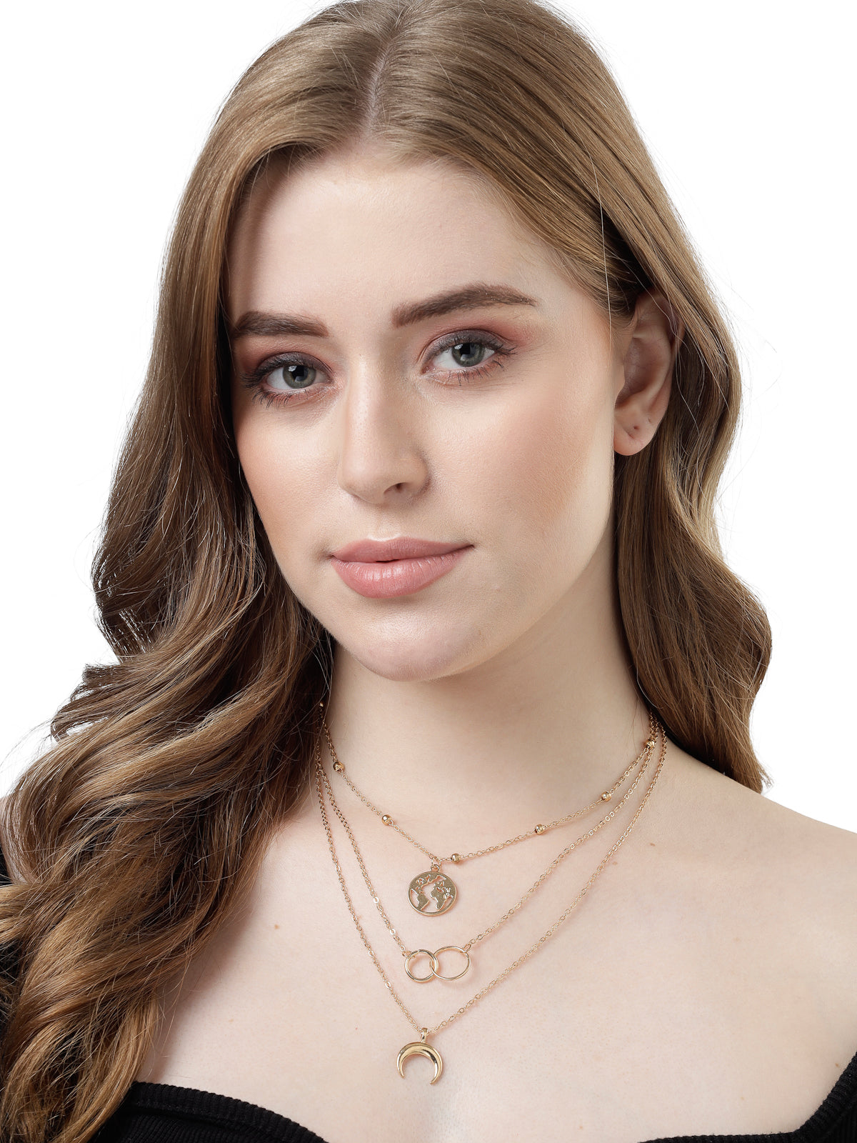 Scintillare by Sukkhi Delicate Multilayered Rhodium Plated Crystals Stones Pendant Necklace for Women & Girls |Birthday Gift for Girls And Women Anniversary Gift for Wife| Gifts Collection|N106726