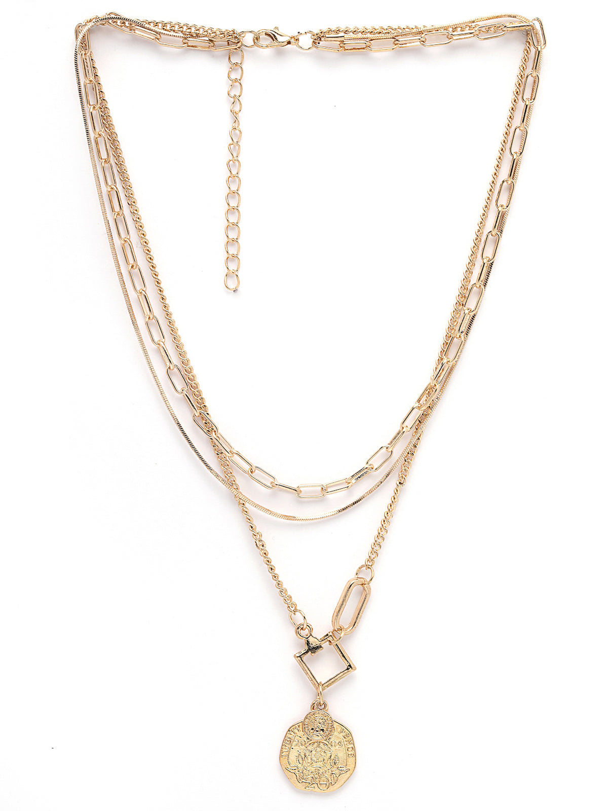 Scintillare by Sukkhi Delicate Multilayered Rhodium Plated Crystals Stones Pendant Necklace for Women & Girls |Birthday Gift for Girls And Women Anniversary Gift for Wife| Gifts Collection|N106726