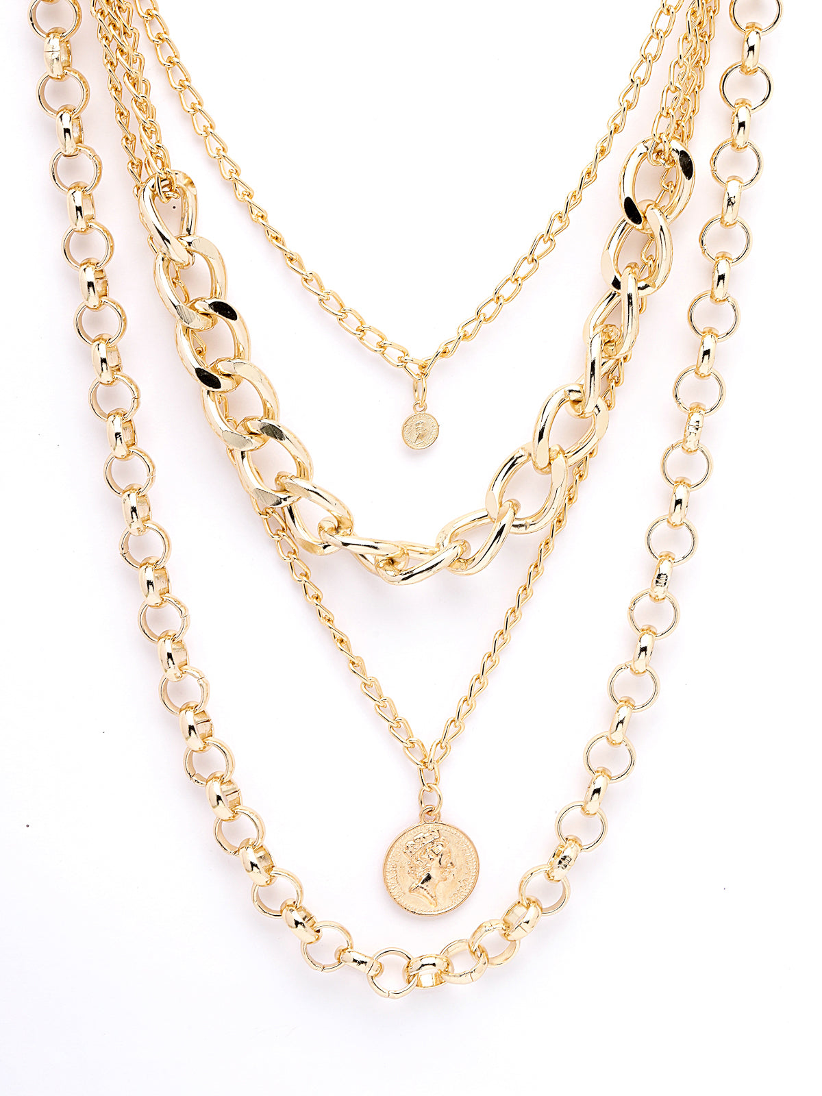 Scintillare by Sukkhi Universal Stylish Multilayered Gold Plated Pendant Necklace for Women & Girls |Birthday Gift for Girls And Women Anniversary Gift for Wife| Gifts Collection|N106735