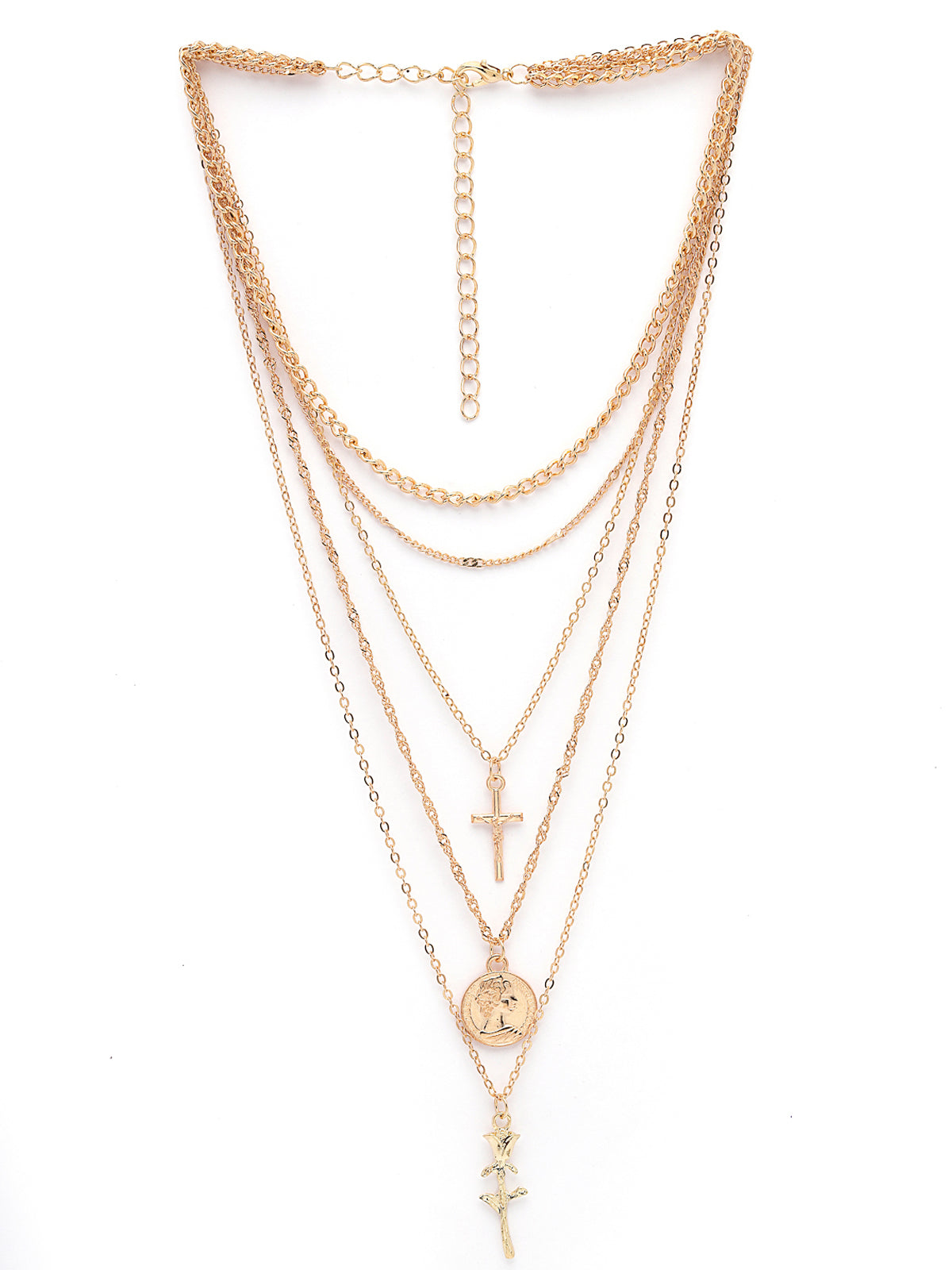 Scintillare by Sukkhi Iconic Rhodium Plated Multilayered Pendant Necklace for Women & Girls |Birthday Gift for Girls And Women Anniversary Gift for Wife| Gifts Collection|N106744