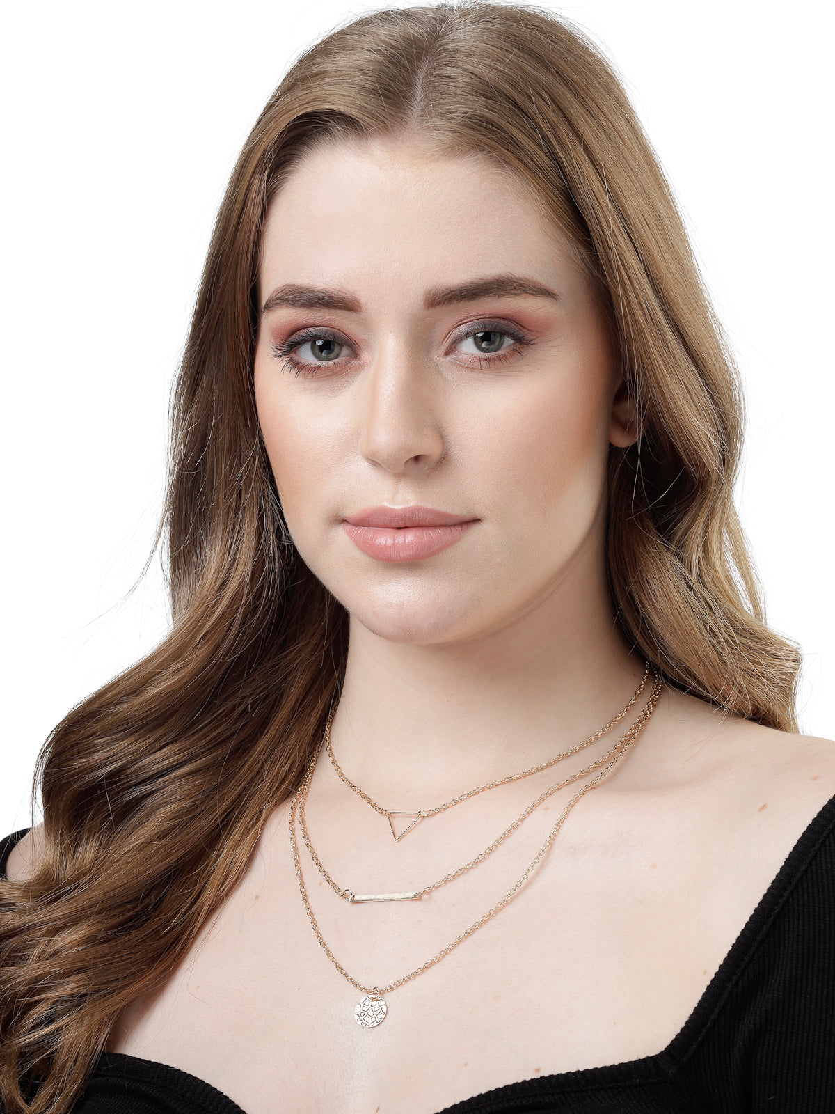 Scintillare by Sukkhi Elegant Stylish Red Heart Shaped Crystals With Rhodium Plated Silver Pendant With Chain for Women And Girls | Valentine Day Gifts Collection|P106608