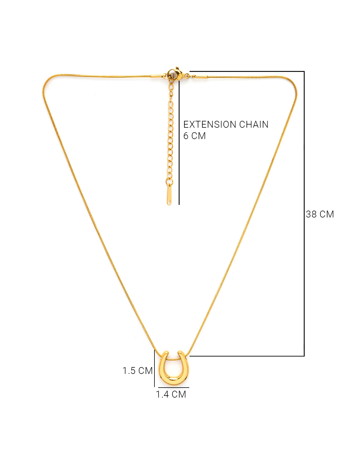 Scintillare By Sukkhi Latest Stylish 18k Gold Plated with Stainless Steel Chain Pendant Necklace Jewellery for Women & Girls|Anti Tarnish Jewellery|Gifts for Wife Girlfriend Mother Sister|N107005