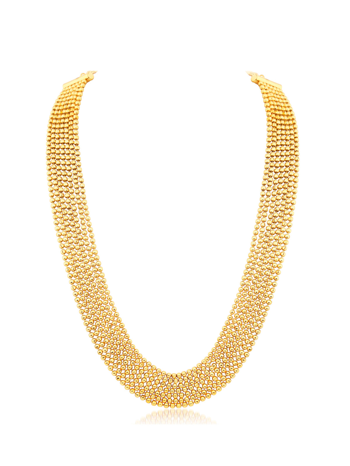 Sukkhi Amazing Gold Plated Multi-String Necklace Set For Women N71436GLDPP1000