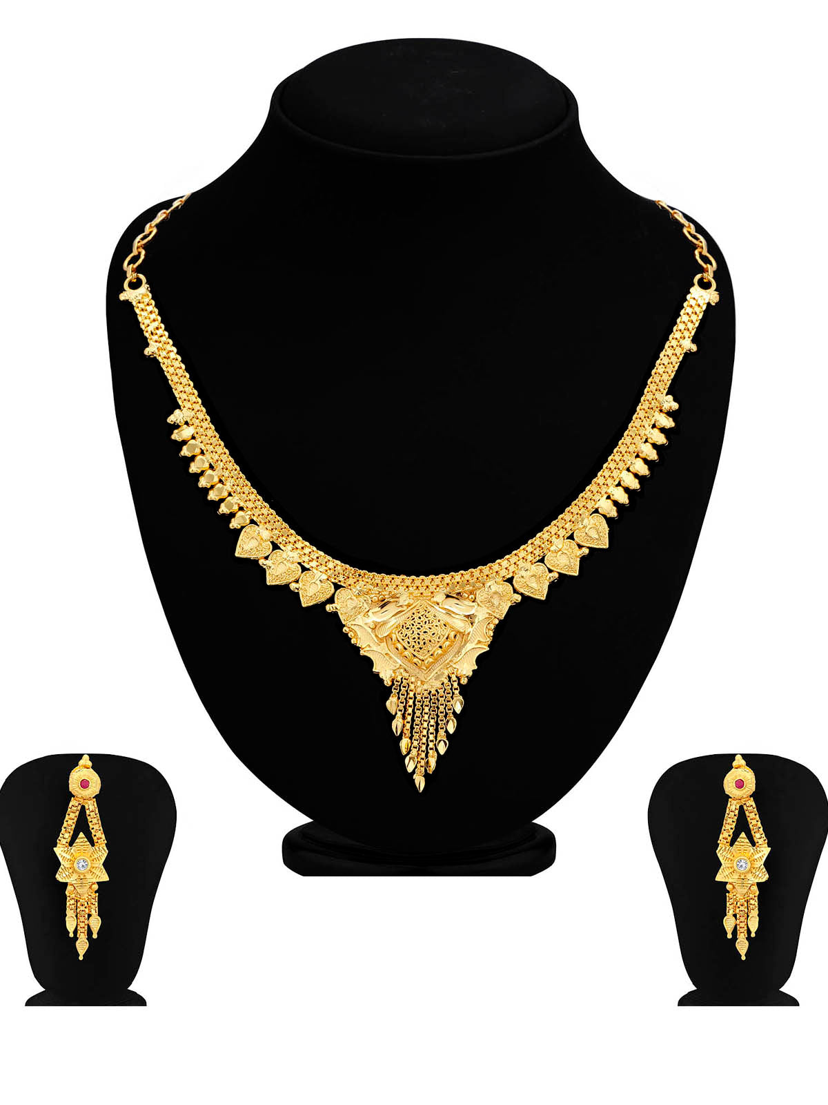 Sukkhi Marvellous 24 Carat Gold plated Choker Necklace Set for Women N73729