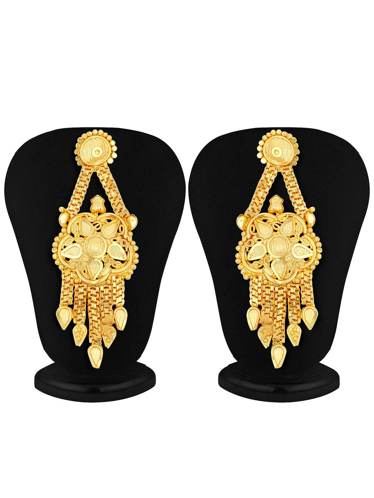 Sukkhi Moddish Gold plated Rani Haar Necklace Set for Women N73769