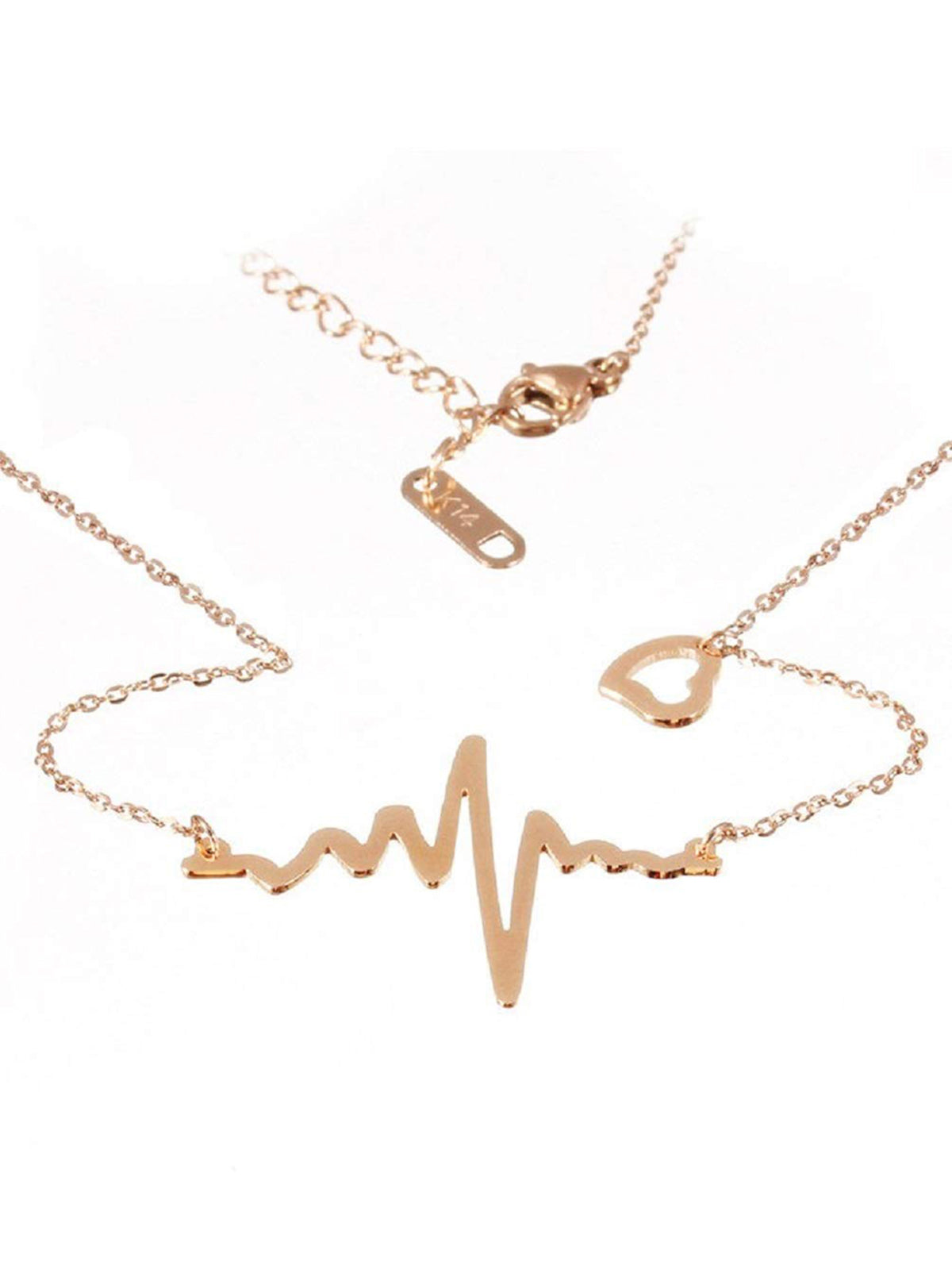 Sukkhi Classy Gold Plated Heart Beat Necklace For Women N82746