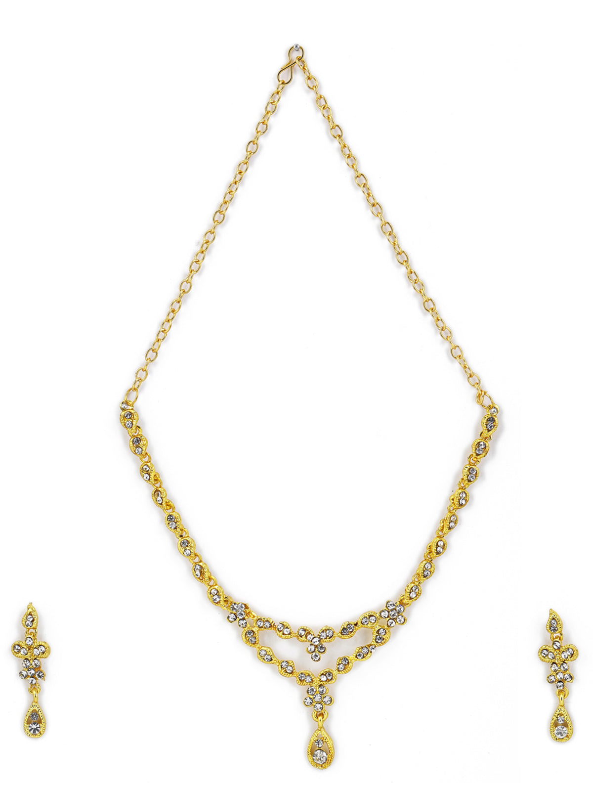Sukkhi Stimulating Gold Plated  Necklace Set for Women NS100707