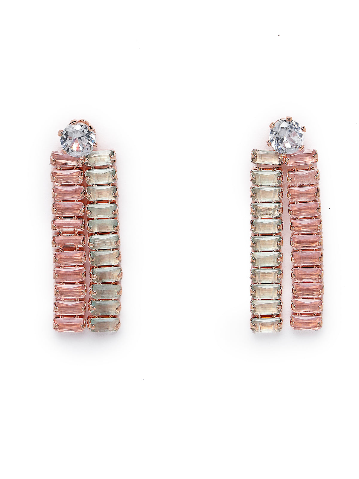 Studio Sukkhi Magnificent Gold Plated Pink Stone Studded Collar Necklace Set For Women NS104792