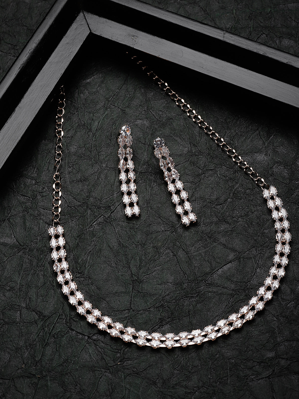 Studio Sukkhi Tasteful Gold Plated Gold Stone Studded Collar Necklace Set For Women NS104794