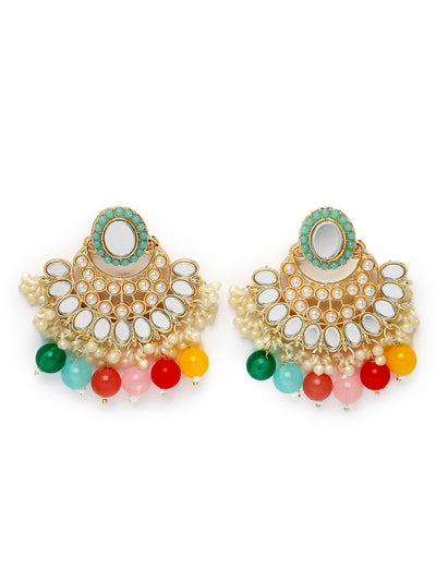 Sukkhi Expensive Tranditional Multicolor Choker Necklace Earring Jewellery Set with Maangtikka Jewellery Set for Women NS104841