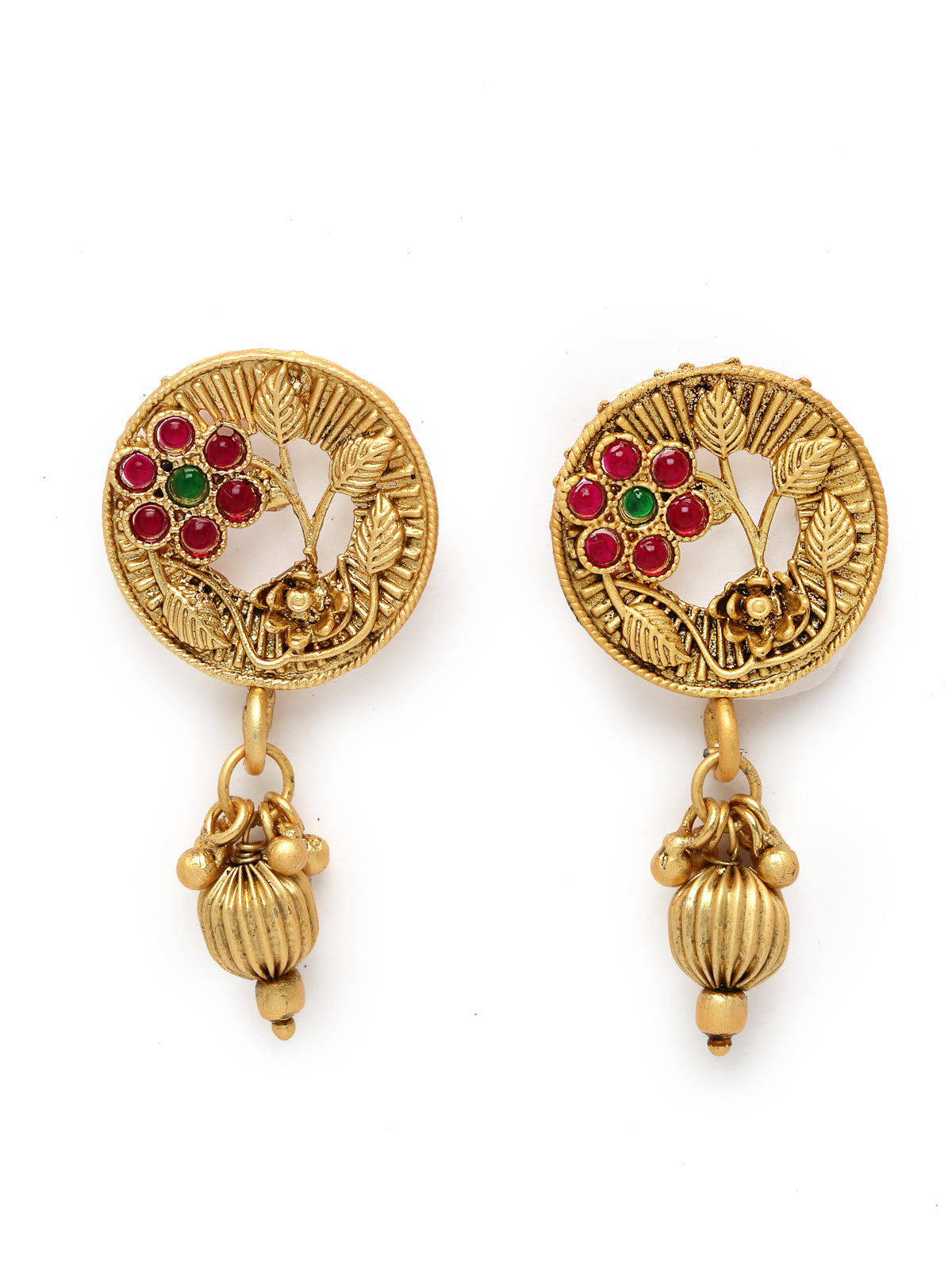 Sukkhi Awesome Gold Plated Golden Rani Haar Long Kundan Studded Multistring Necklace Set And Earring | Jewellery Set For Women (NS105745)
