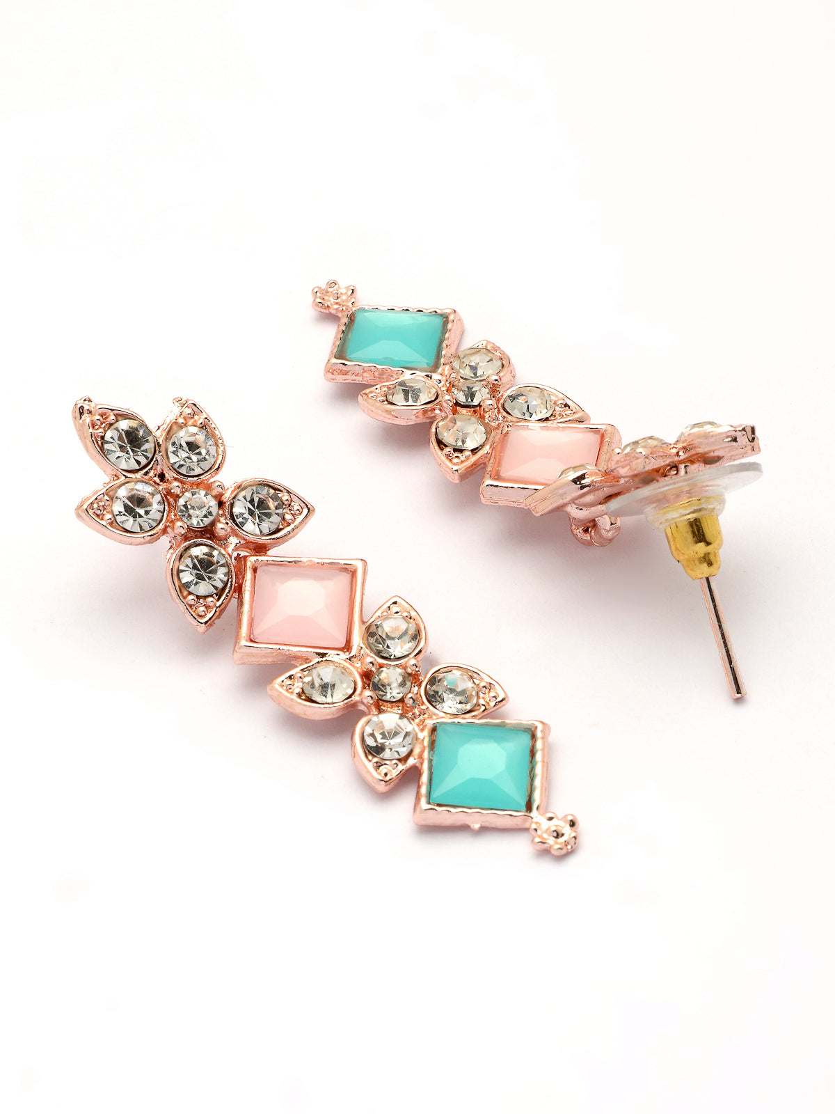 Sukkhi Latest Stylish AD Stones with Gold Plated Choker Necklace Set & Dangle Earrings Jewellery for Women & Girls| Jewellery for Party, Wedding, and Festive Occasions for Women|NS107489