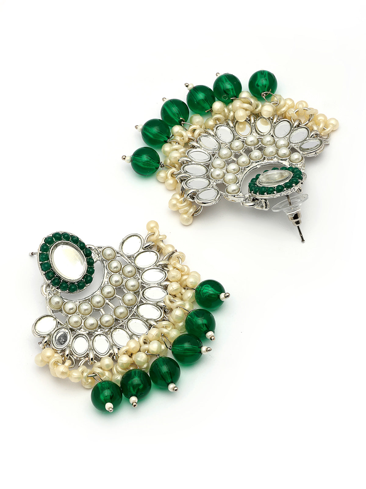 Sukkhi Trendy Rhodium Plated with AD Beads Choker Necklace Set Earring and Maangtikka Jewellery Set for Women|NS107520