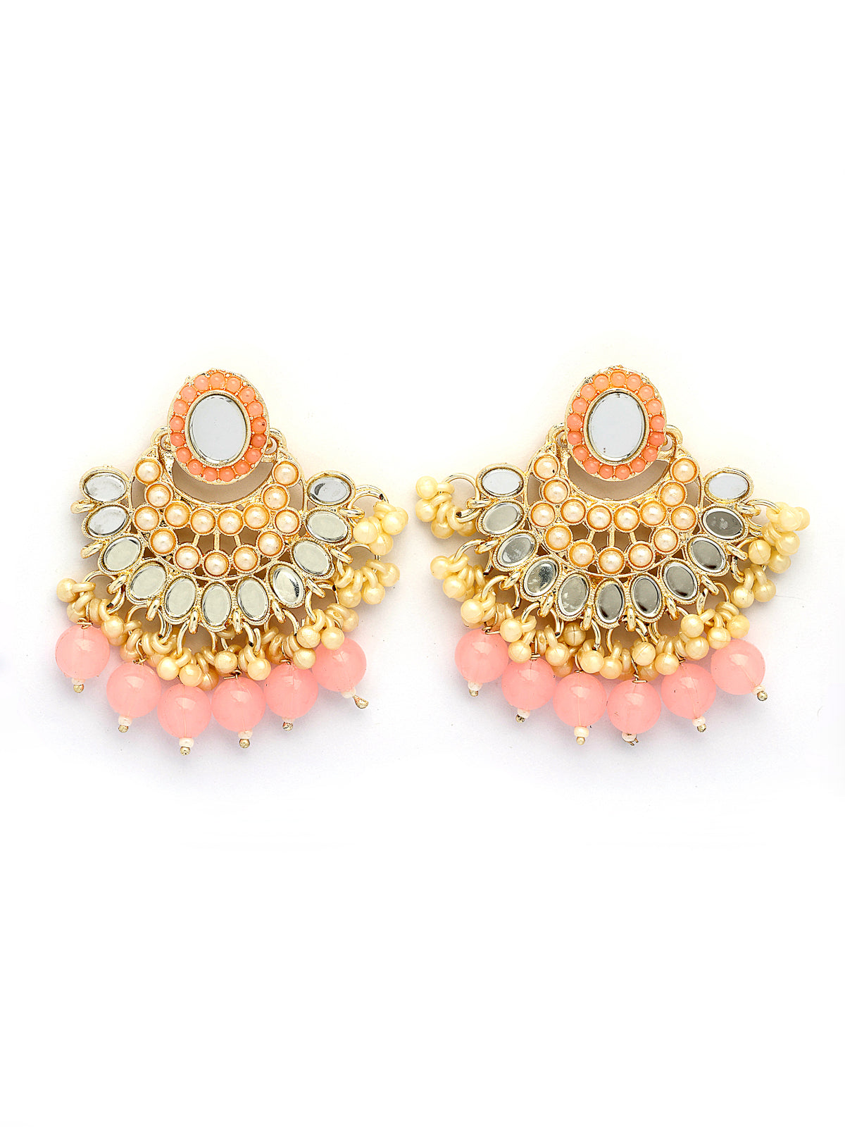 Sukkhi Pretty Gold Plated with AD Beads Choker Necklace Set Earring and Maangtikka Jewellery Set for Women|NS107523