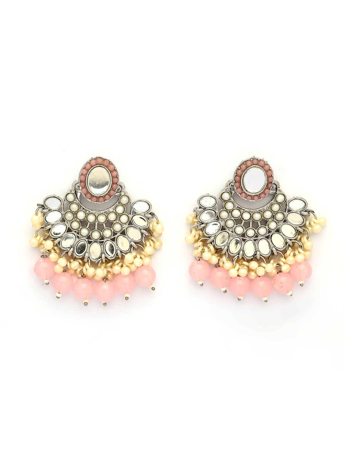 Sukkhi Unique Rhodium Plated with AD Beads Choker Necklace Set Earring and Maangtikka Jewellery Set for Women|NS107524