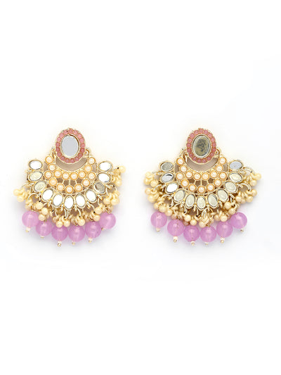 Sukkhi Classic Gold Plated with AD Beads Choker Necklace Set Earring and Maangtikka Jewellery Set for Women|NS107525