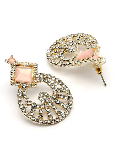 Sukkhi Pretty Gold Plated AD Stones & Beads Choker Necklace Set With Earring And Maangtika | Jewellery Set For Women|NS107536