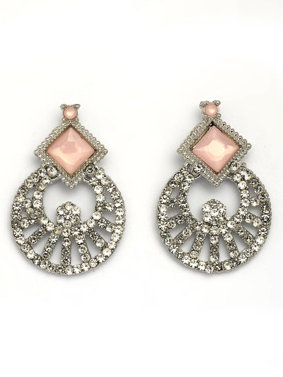 Sukkhi Charming Rhodium Plated AD Stones & Beads Choker Necklace Set With Earring And Maangtika | Jewellery Set For Women|NS107537