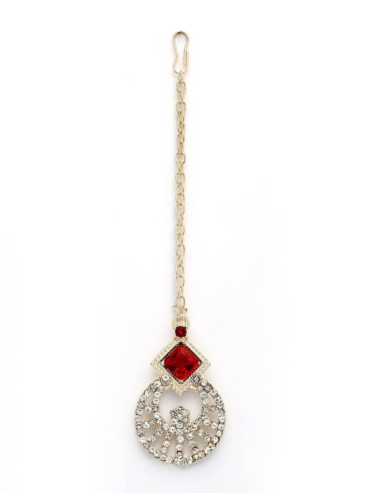 Sukkhi Admirable Gold Plated AD Stones & Beads Choker Necklace Set With Earring And Maangtika | Jewellery Set For Women|NS107539