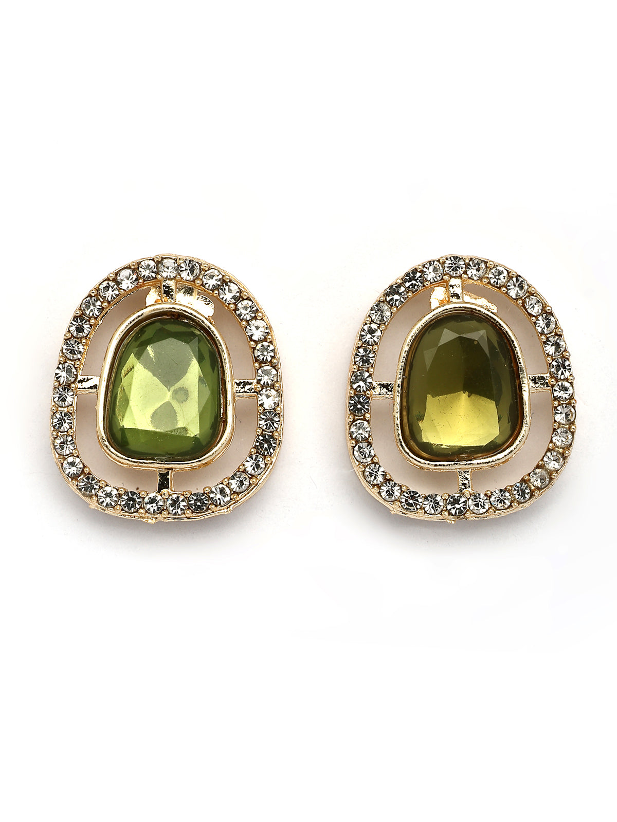 Sukkhi Iconic Gold Plated AD Stones Studded Multicolor Choker Necklace Set with Studs Earrings & Ring Jewellery for Women & Girls|Jewellery for Party, Wedding, and Festive Occasions for Women|NS107548