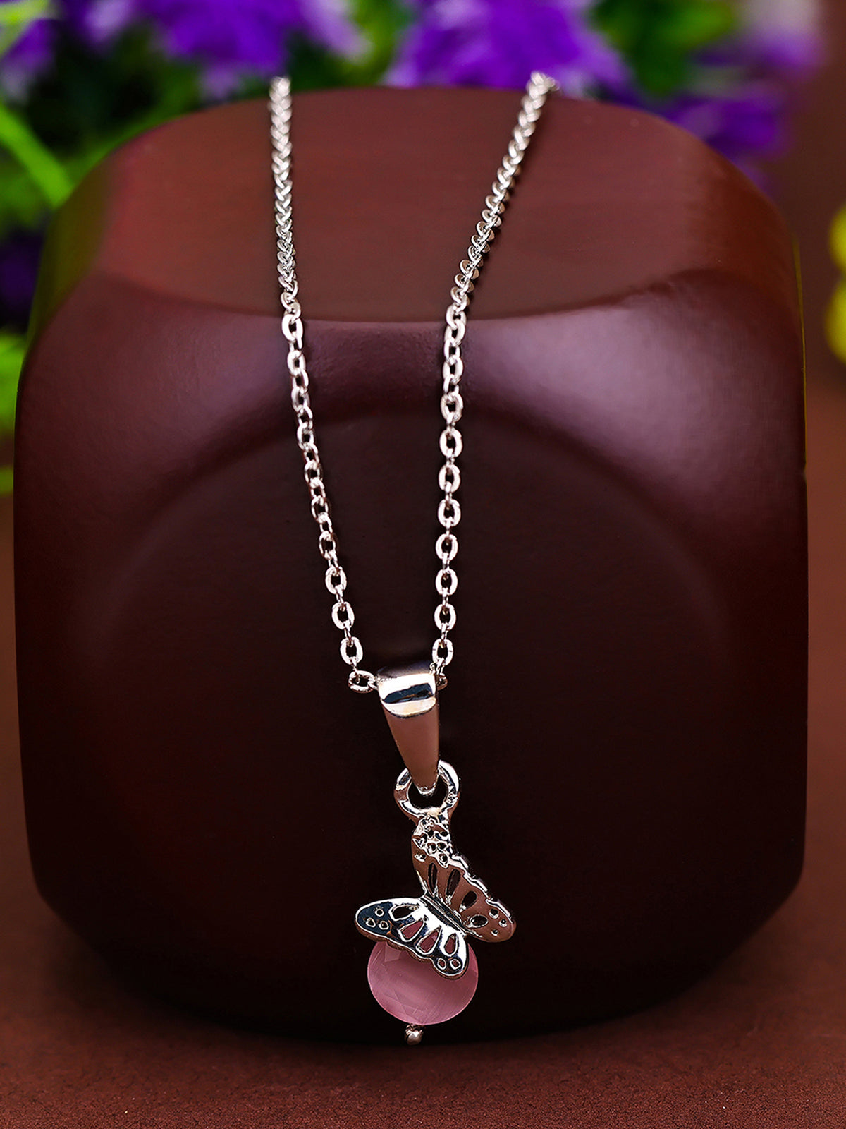 Pissara by Sukkhi Lavish 925 Sterling Silver Pendant With Chain For Women And Girls|with Authenticity Certificate, 925 Stamp & 6 Months Warranty P104625