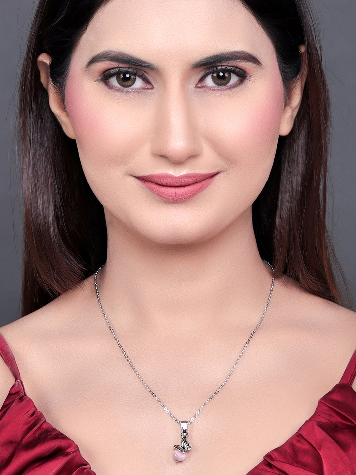 Pissara by Sukkhi Lavish 925 Sterling Silver Pendant With Chain For Women And Girls|with Authenticity Certificate, 925 Stamp & 6 Months Warranty P104625