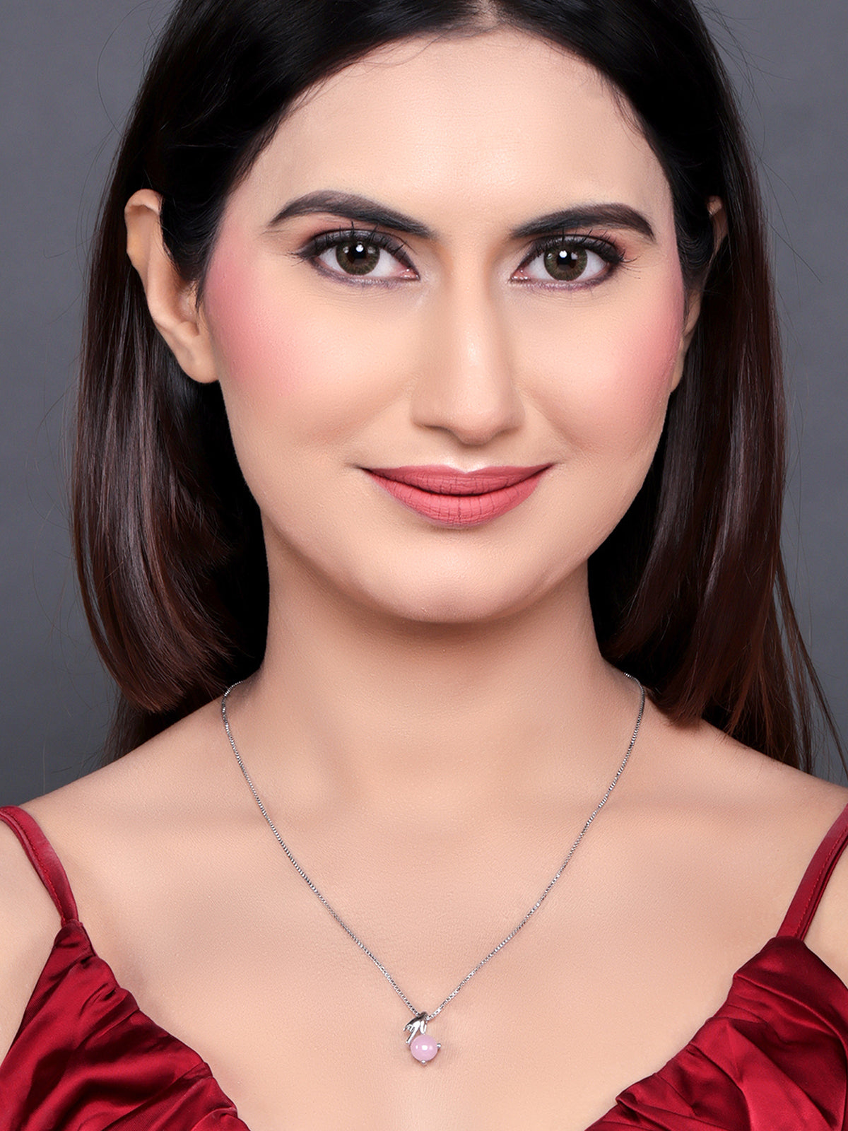 Pissara by Sukkhi Adorable 925 Sterling Silver Pendant With Chain For Women And Girls|with Authenticity Certificate, 925 Stamp & 6 Months Warranty P104631