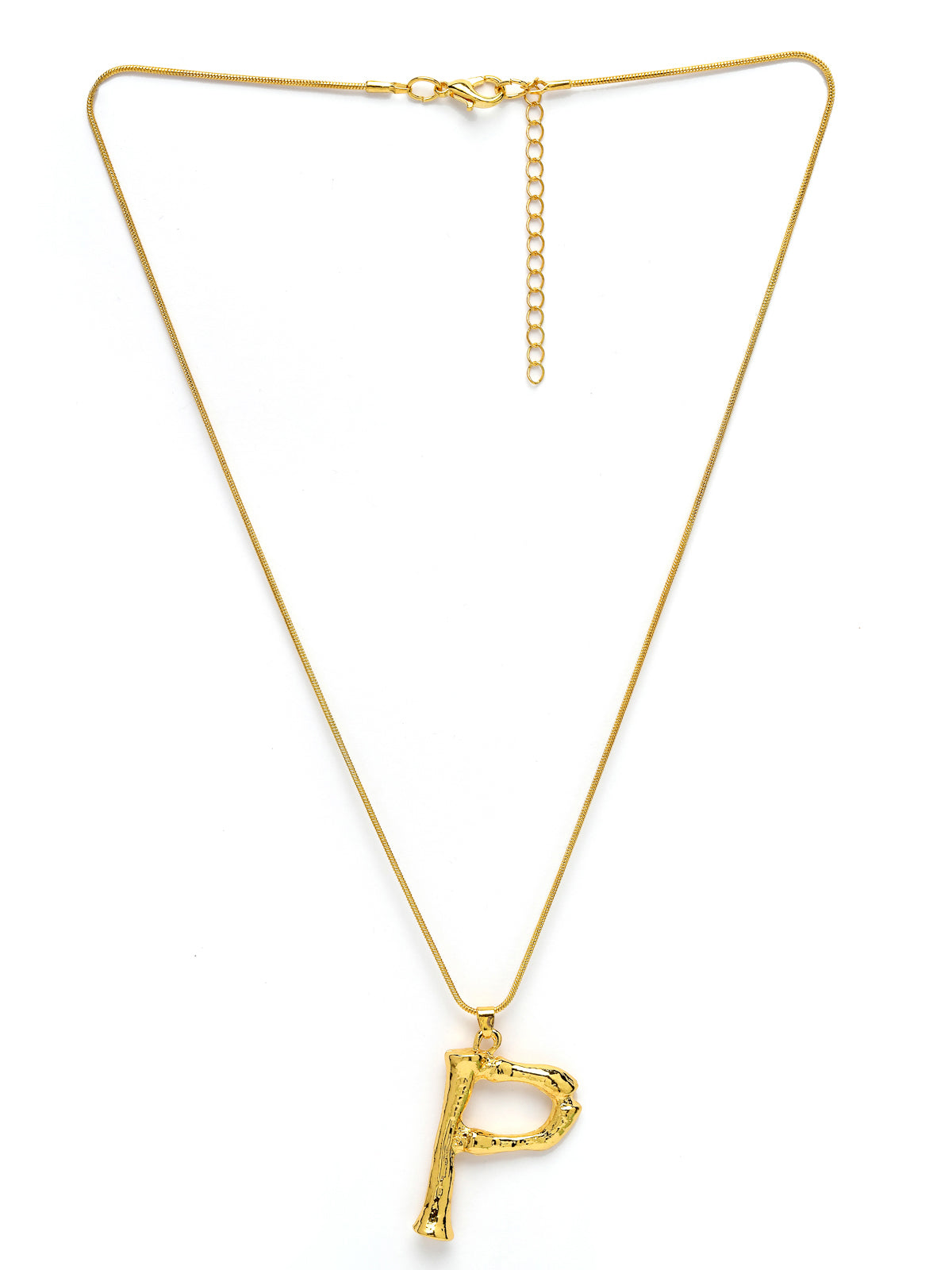 Scintillare by Sukkhi Modern Name English Gold Plated Alphabet S Letter Initials Letter Locket Pendant Necklace Chain Alphabet Pendant Necklace Chain for Men And Women Unisex |P106770