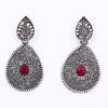 Sukkhi Party Wear Silver Rhodium Plated Dangler Earrings