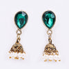 Sukkhi Traditional Crystal Stones with Gold Plated Jhumki Earrings