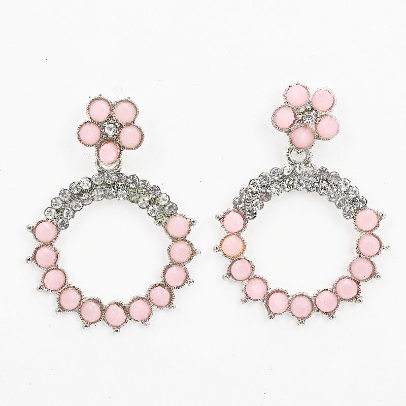 Sukkhi New Silver Plated Oxidised Silver Dangle Earring for Women