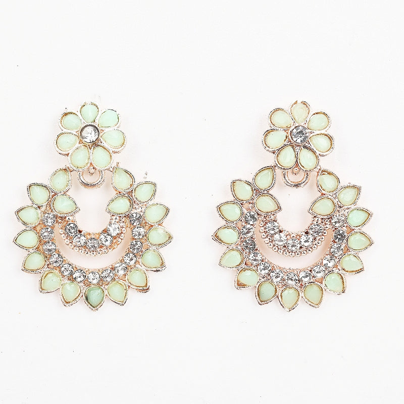 Sukkhi Charming Silver Plated Oxidised Silver Dangle Earring for Women