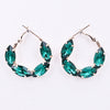 Sukkhi Desirable Silver Plated Oxidised Silver Hoop Earring for Women