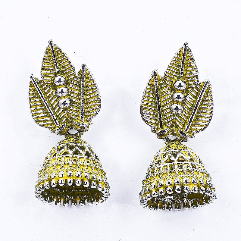 Sukkhi Innovative Gold Plated Oxidised Gold Jhumki Earring for Women
