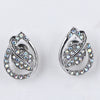 Sukkhi Sparkling Rhodium Silver Stud Earring for Women