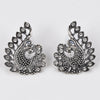 Sukkhi Peacock Oxidised Silver Studs Earring for Women