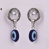Sukkhi Evil-Eye Rhodium Silver Dangler Earring for Women