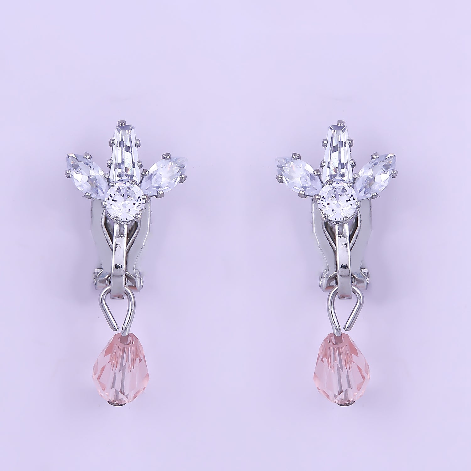 Sukkhi Trendy Rhodium Silver Drop Earring for Women