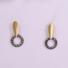 Pretty Gold Plated Round Dangler Earring Jewellery for Women