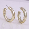 Beautiful Gold Plated Half Hoop Earring Jewellery for Women