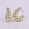 Admirable Gold Plated Half Hoop Earring Jewellery for Women