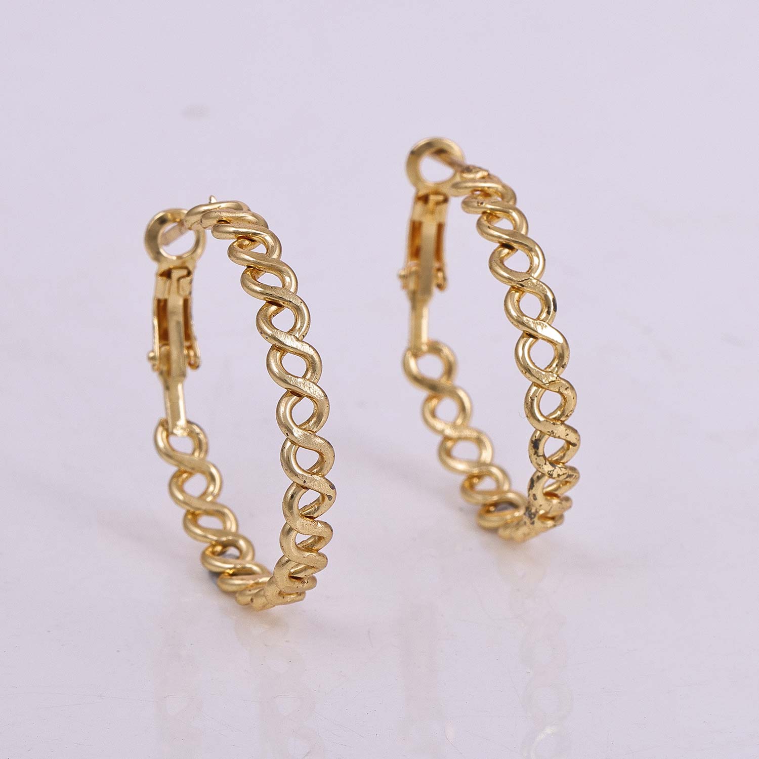 Iconic Gold Plated Hoop Earring Jewellery for Women