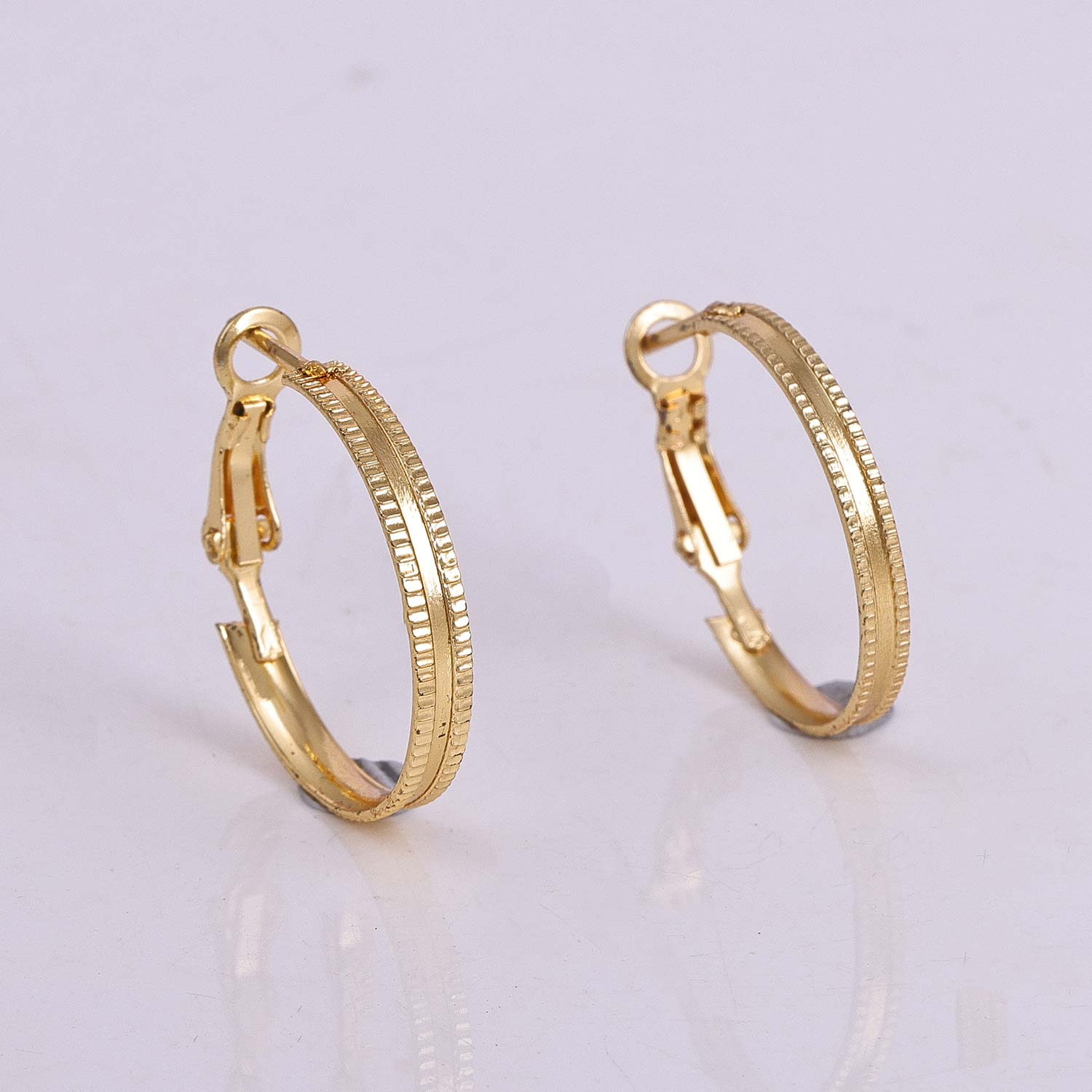 Innovative Gold Plated Hoop Earring Jewellery for Women