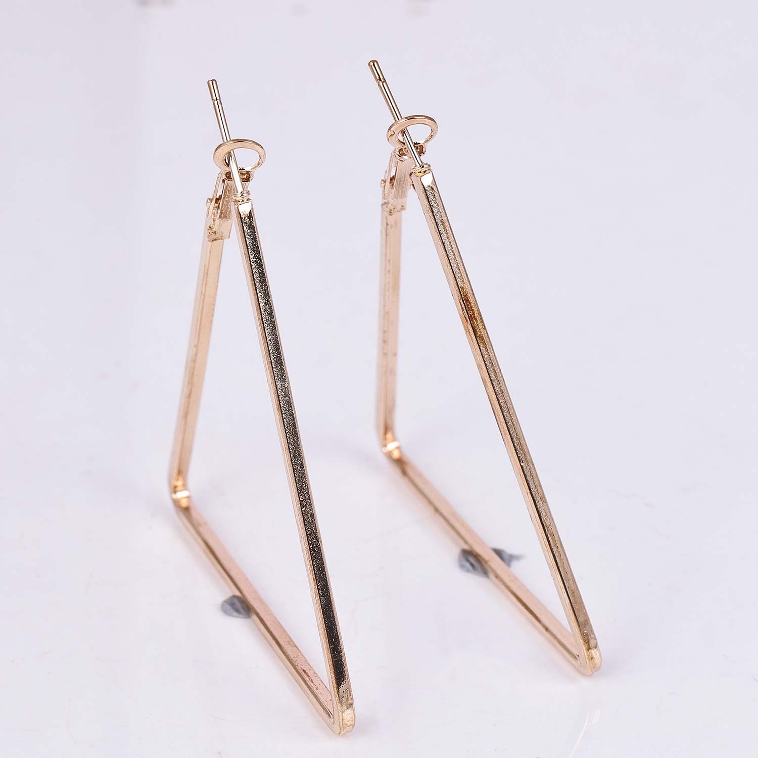 Fancy Rose Gold Plated Hoop Earring Jewellery for Women
