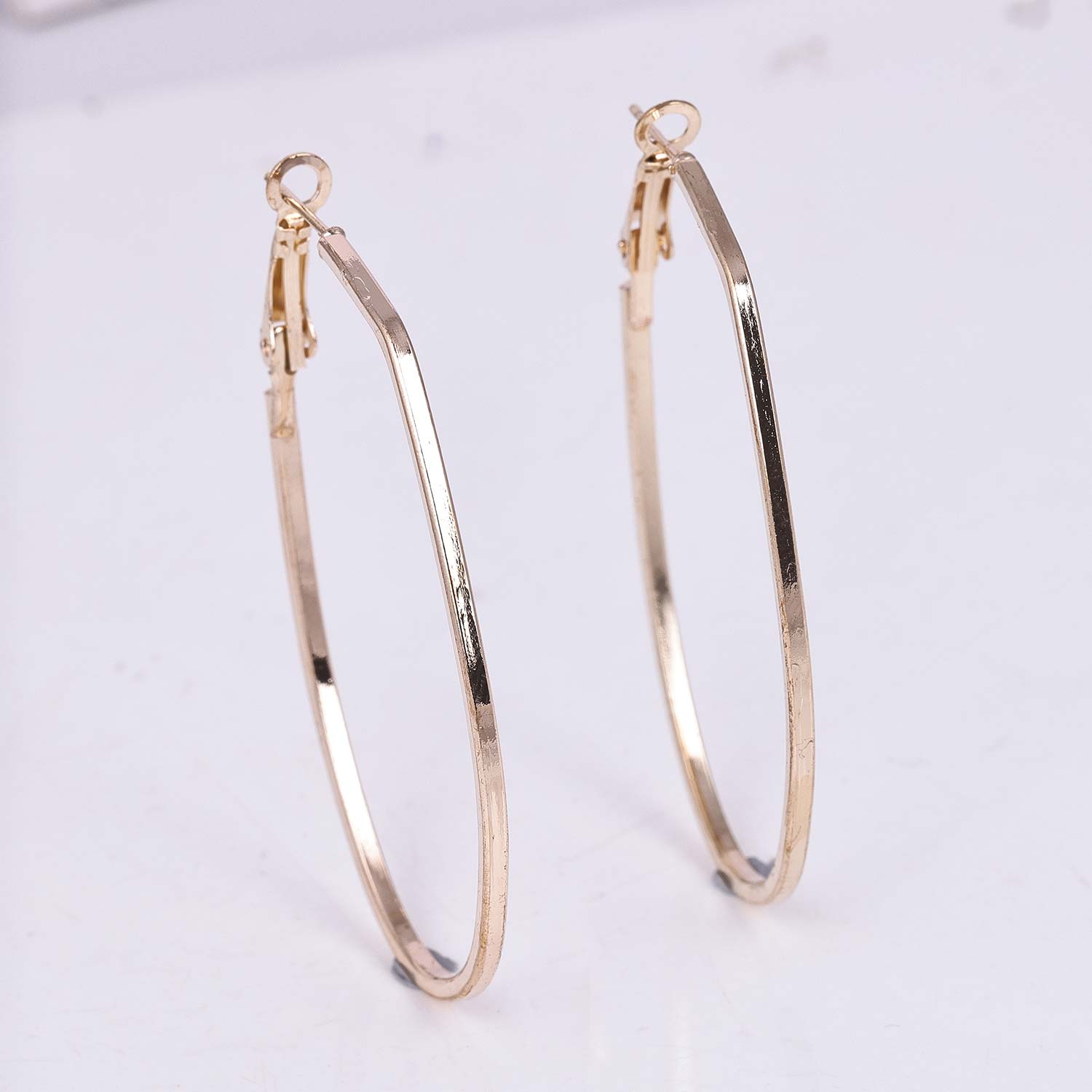 Impressive Rose Gold Plated Hoop Earring Jewellery for Women