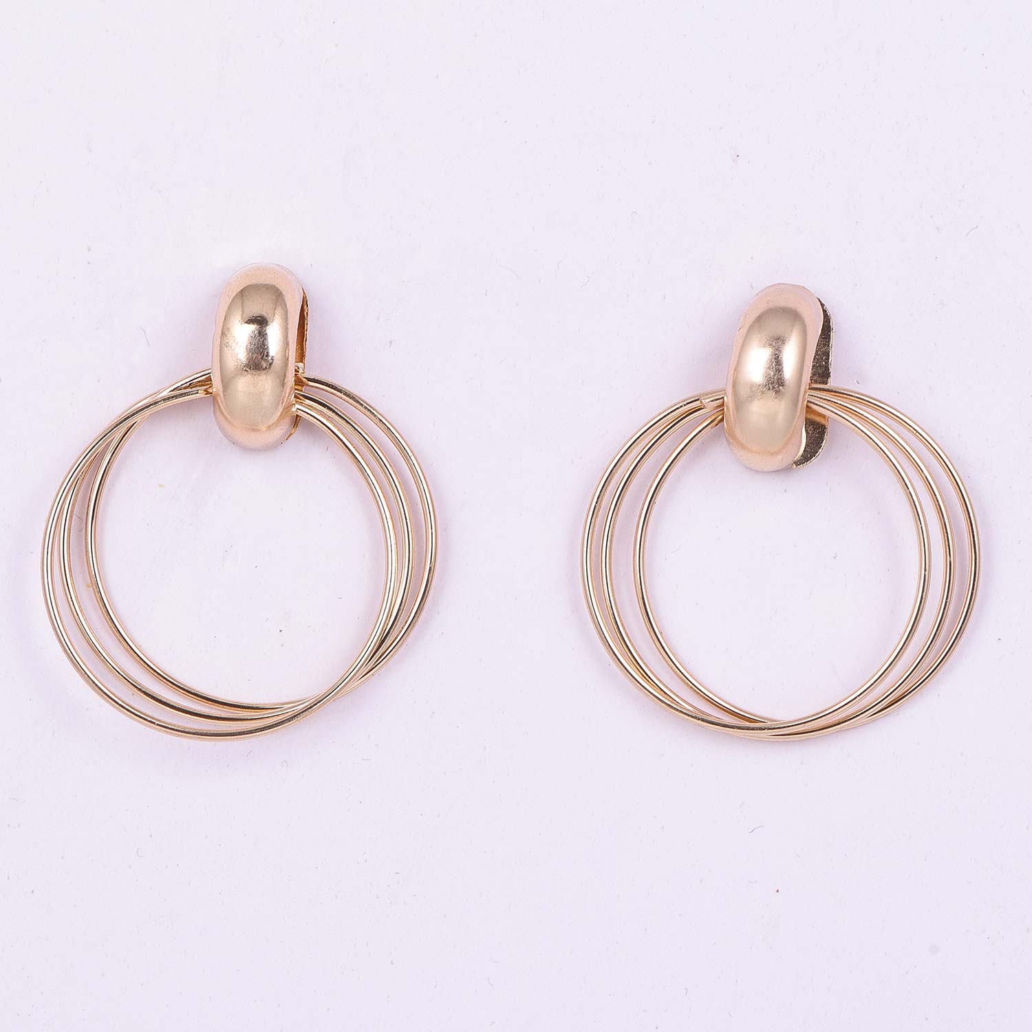 Irresistible Rose Gold Plated Hoop Earring Jewellery for Women