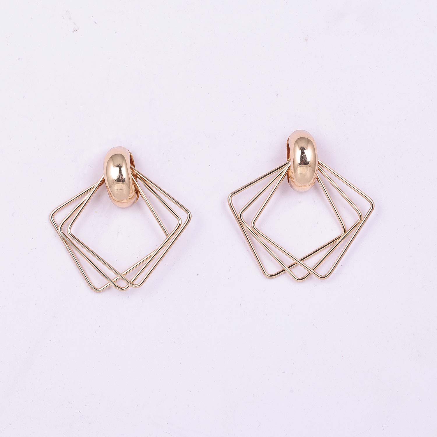 Wonderful Rose Gold Plated Hoop Earring Jewellery for Women