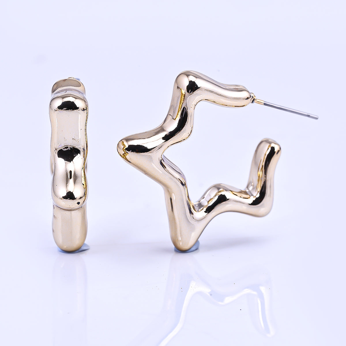 New Star Half Hoop Earring for Women