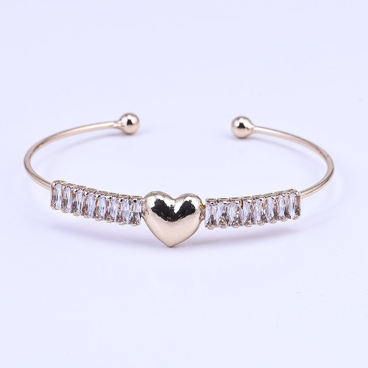 Heart Shaped Kada Bracelet for Women